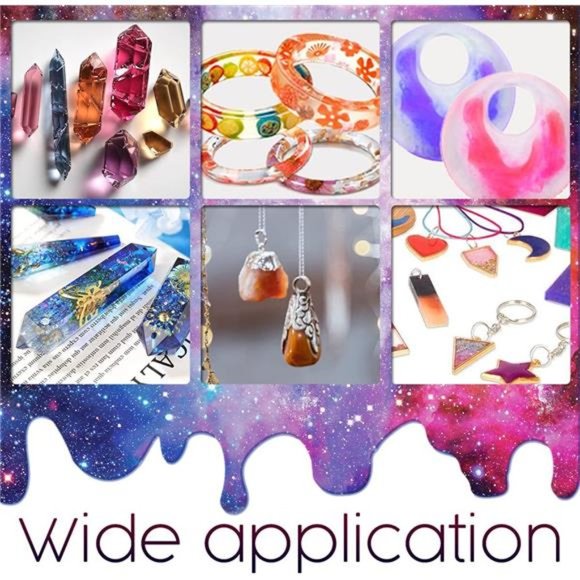 Epoxy Resin Kit for Beginners - Silicone Molds UV Light Clear Casting DIY Kits - Picture 3 of 6